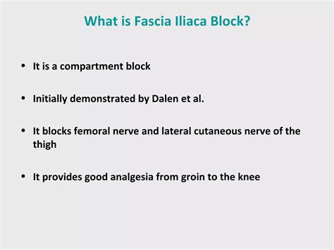 Fascia Iliaca Block Ppt