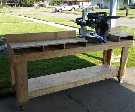 Miter Saw Workbench 7 Steps With Pictures Instructables