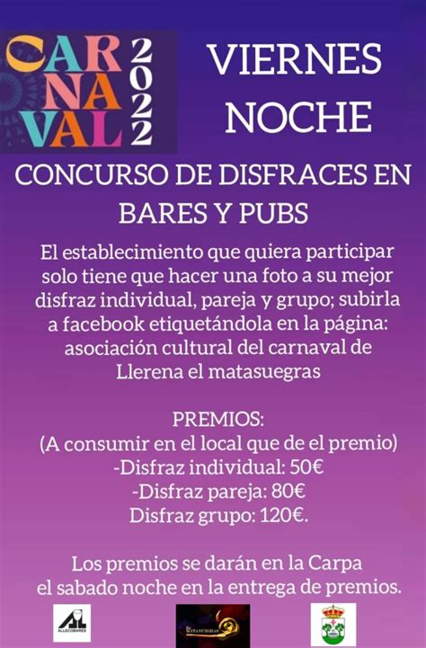 Concurso De Disfraces En Bares Y Pubs En El Carnaval De Llerena 2022