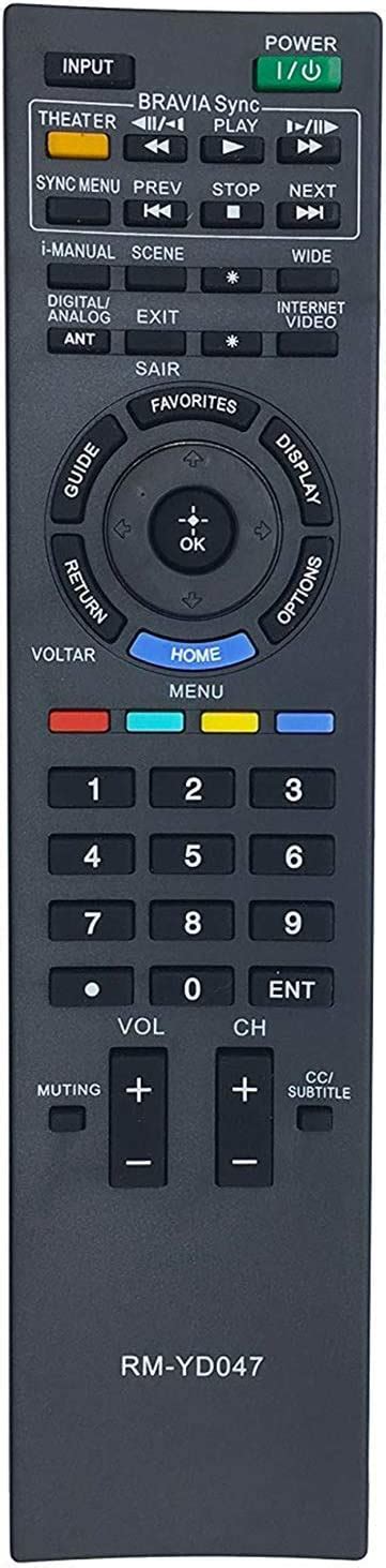 Amazon New RM YD047 Remote Control Compatible With Sony Bravia LCD