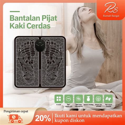 Jual Ems Foot Massage Mat Pijat Kaki Ems Pad Mat Akupunktur