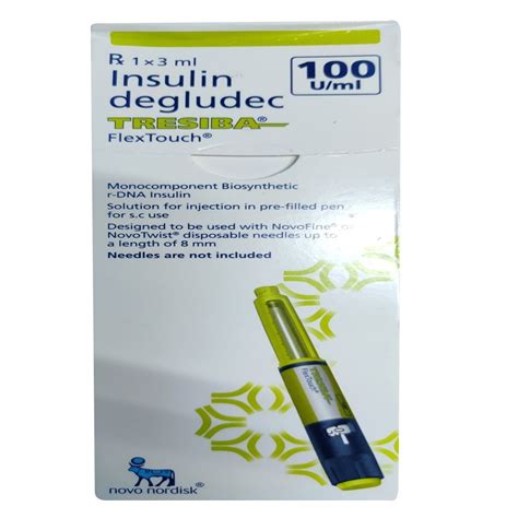 Insulin Degludec Tresiba Flex Touch At Piece Insulin Degludec