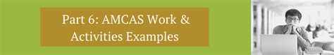 Amcas Work Activities The Ultimate Guide Mededits