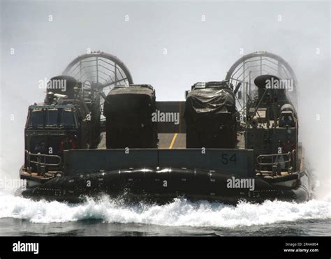 Us Navy Landing Craft Air Cushion Five Four Lcac 54 Assigned To