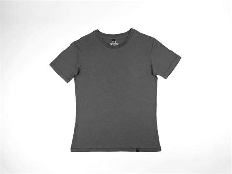 Plain Charcoal Bamboo T Shirt