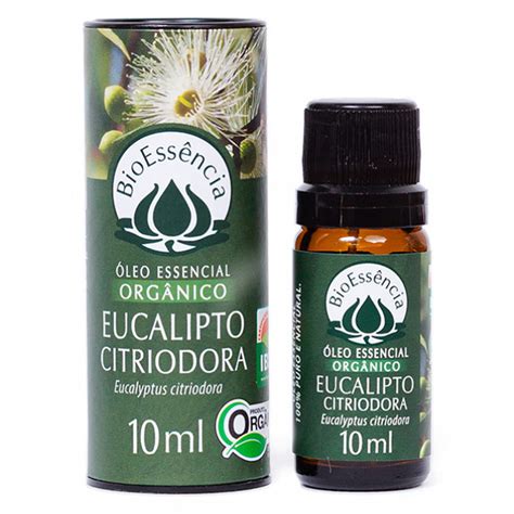 Óleo Essencial Eucalipto Citriodora Orgânico 10ml Bio Essência Comprar Aqui Noa