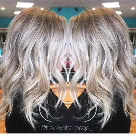 Ash Blonde Shadow Root Sombre Hair Perfect Hair Balayage Hair