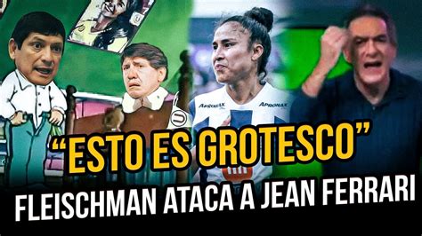 EDDIE FLEISCHMAN ATACA LA FPF Y LA U LO DE AGUSTÍN LOZANO Y JEAN