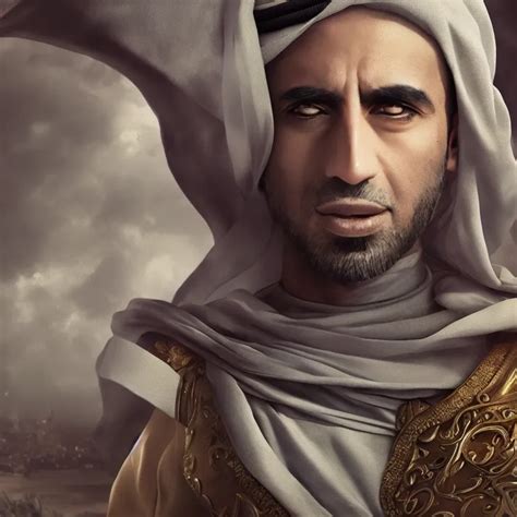 Portrait Sheikh Mohammad Ruler Of Dubai Drak Fantasy Stable