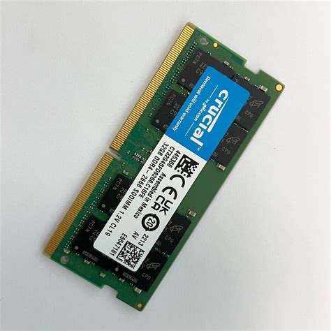 Crucial Gb Single Ddr Mt S Cl Sodimm Pin Memory