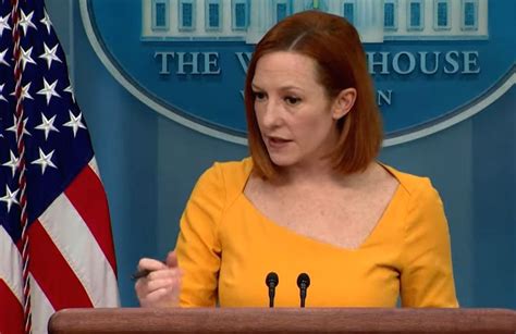 Free Photo Us President Joe Bidens Spokesperson Jen Psaki Briefs