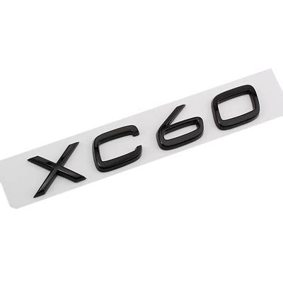 For Volvo Xc Glossy Black Rear Boot Trunk Emblem Sticker Letter Badge