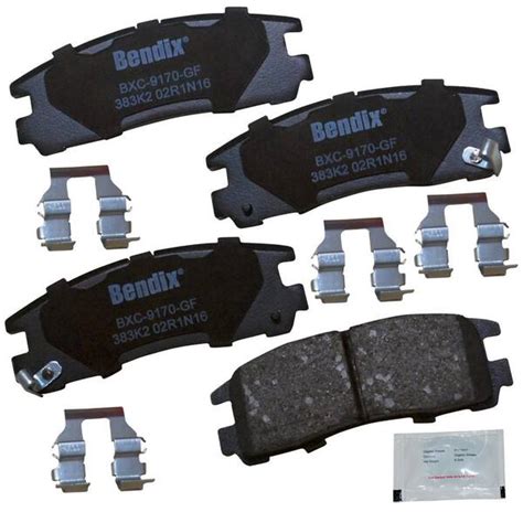 Bendix Premium Copper Free Disc Brake Pad Set 2001 2006 Hyundai Santa