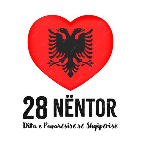 Premium Vector | 28 november albanian independence day