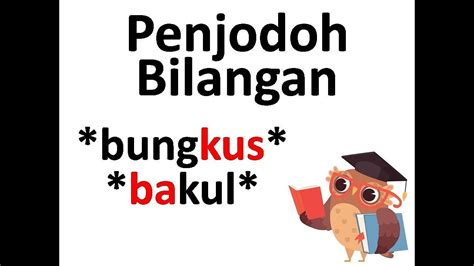 Penjodoh Bilangan Bahasa Melayu Buku Teks Bungkus Bakul Youtube