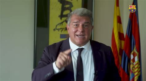 Última Hora BarÇa Mensaje De Laporta Tras La Sentencia Sobre La Superliga Vs Uefa Youtube