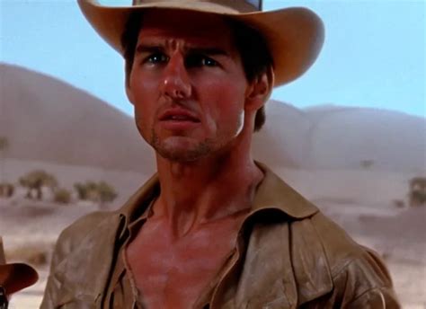 Film Still Of Tom Cruise As Indiana Jones In Raiders Stable Diffusion