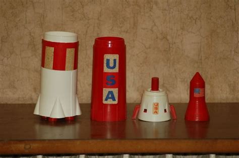 Vintage 1970s Processed Plastic Co Apollo Moon Rocket Toy Ebay