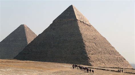 Egypt Hidden Corridor In Great Pyramid Of Giza Seen For First Time Bbc News