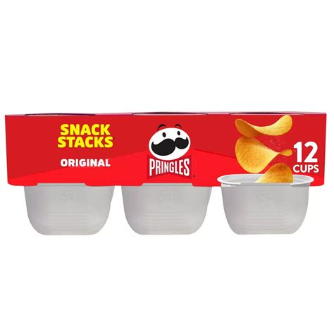 Pringles Snack Stacks Original Potato Crisps Chips 8oz12ct Is Halal