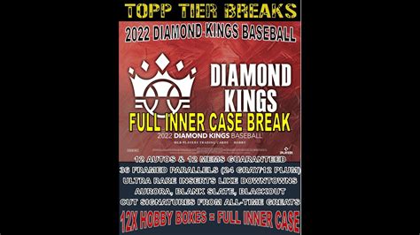 2022 DIAMOND KINGS BASEBALL 12X HOBBY FULL CASE LIVE BREAK 584