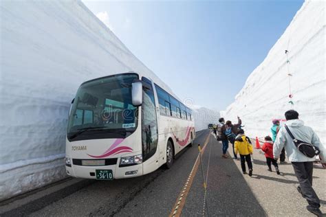 Toyama Japan April 20 2019the Japan Alps Or The Snow Mountains