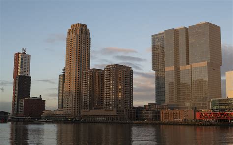 Skyline Rotterdam Sunrise Max Lak Flickr