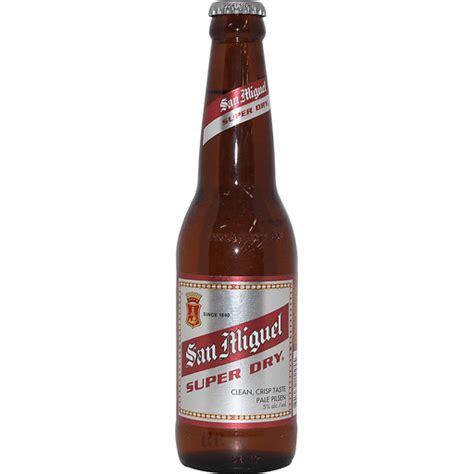 San Miguel Beer Super Dry 330ml Beer Walter Mart