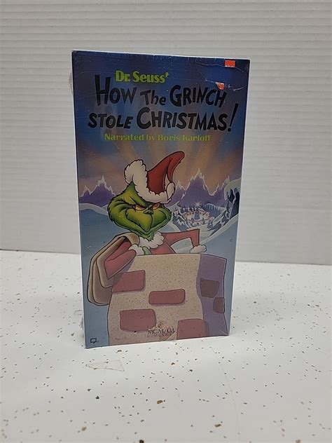 How The Grinch Stole Christmas Vhs 1994 Original 1966 Version Mgm New Sealed 27616101136 Ebay