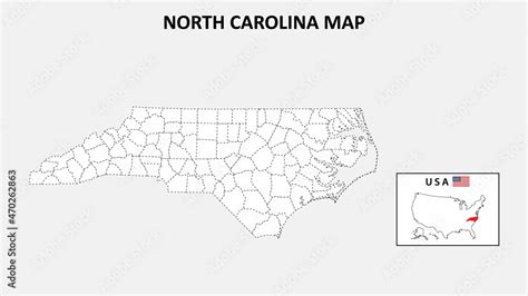 North Carolina Map State And District Map Of North Carolina Political