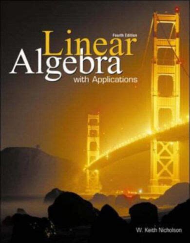 Linear Algebra With Applications Hardcover W Keith Nicholson EBay