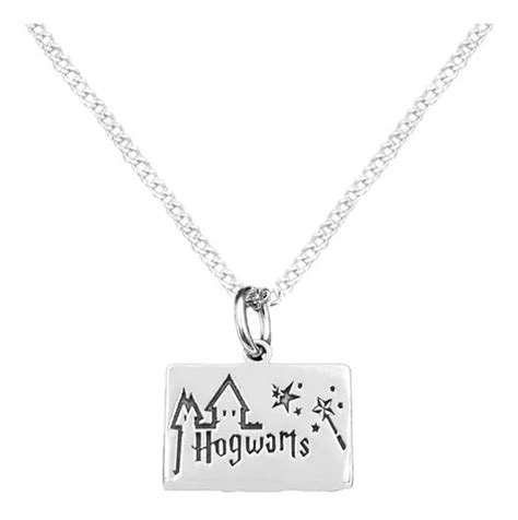 Dije Y Cadena Harry Potter Hogwarts Plata Envio Gratis Meses Sin