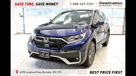 2022 HONDA CR V EX L Obsidian Blue Pearl YouTube