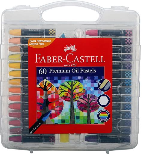 Faber Castell Premium Hexagonal Oil Pastel Set Pack Of Amazon In