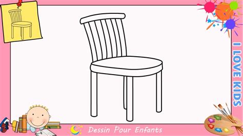 Comment Dessiner Une Chaise Facilement Etape Par Etape Pour Enfants