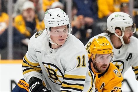 Boston Bruins Offensive Struggles Continue In Nashville Black N Gold