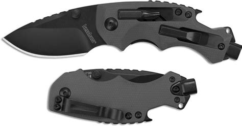 Kershaw Shuffle Diy Knife Black Drop Point Gfn Liner Lock Folder