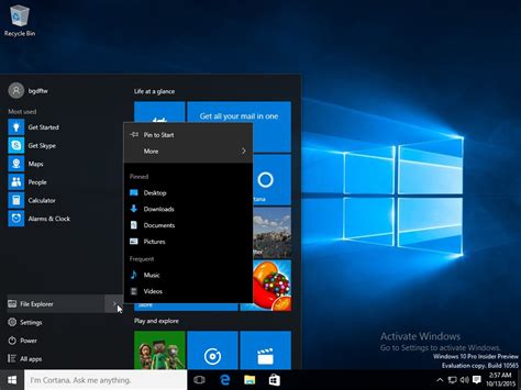 Microsoft Adds Subtle Tweaks To Windows 10 Start Menu In Build 10565