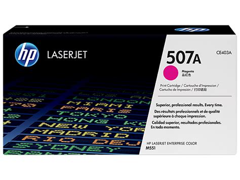 HP 507A Magenta Original LaserJet Toner Cartridge CE403A