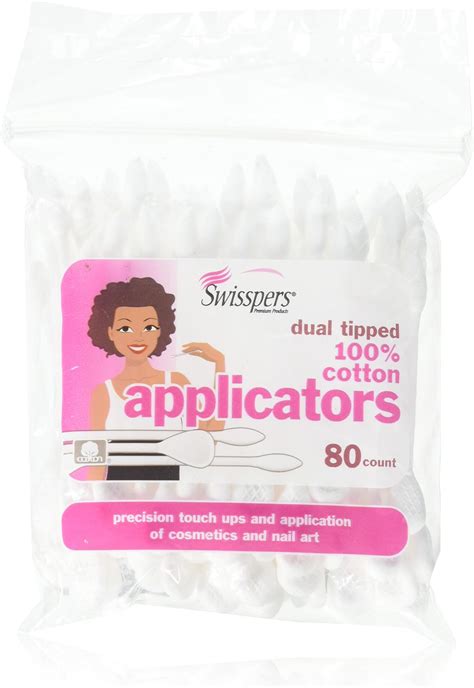 Amazon Swisspers Cotton Swabs Count Cosmetic Applicators Pack