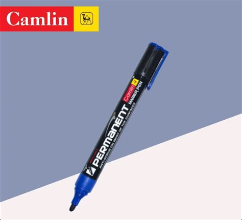 Camlin Permanent Marker Pen Bullet Tip Blue