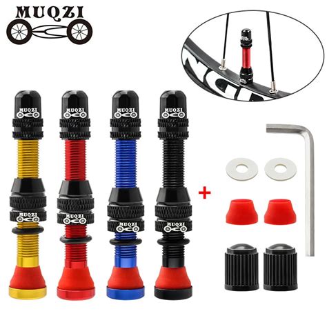 Muqzi Bike Schrader Valve Mm Tubeless Tire Mtb Road Bike American