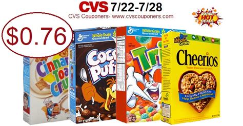 Score General Mills Cereal For Only At Cvs Cvs