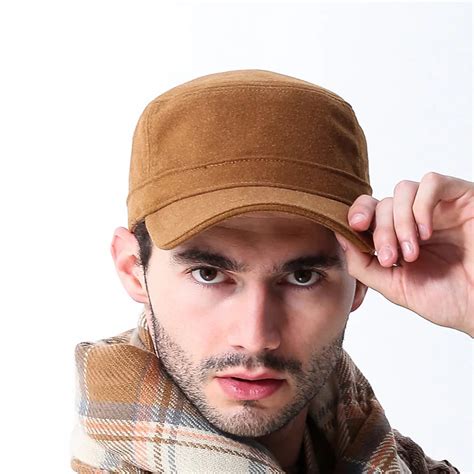 Winter Hats Baseball Cap Warm Woolen Thick Caps For Men Cotton Hat Vintage Casual Hat Snapback