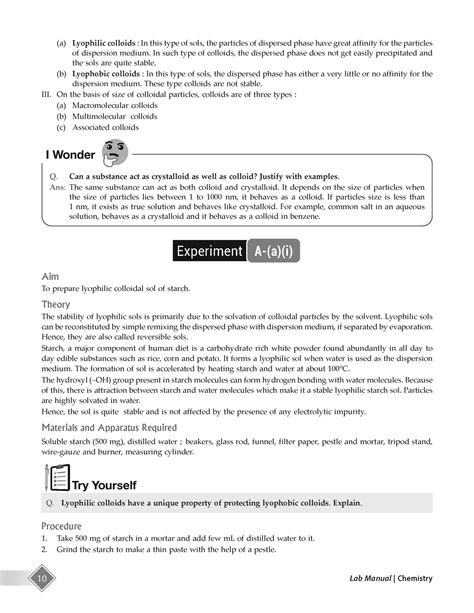 Lab Manual Class 12 Chemistry Book Based On Cbse Syllabus Lab Experiments Viva Voce