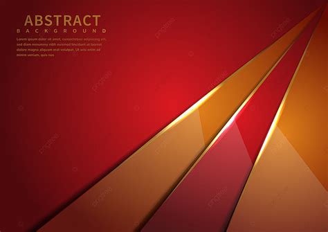 Abstract Template Orange And Red Triangle Diagonal Geometric