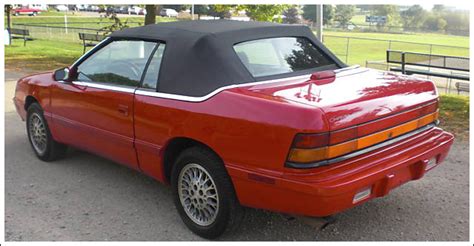 1987-95 Chrysler Lebaron Convertible Tops and Convertible Top Parts