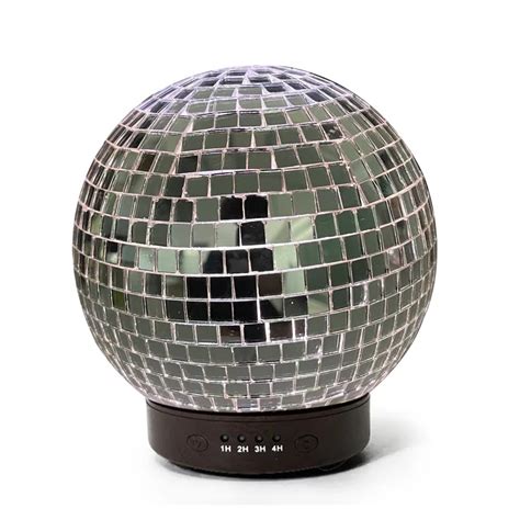 Disco Ball Essential Oil Diffuser Mirror Glass Humidifier Electric