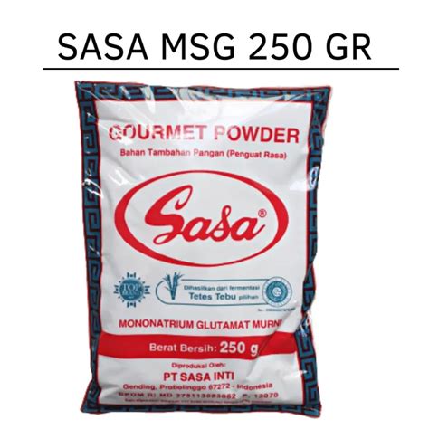 SASA MSG 250 GR Sasa Penyedap Rasa Gourmet Powder Penguat Rasa