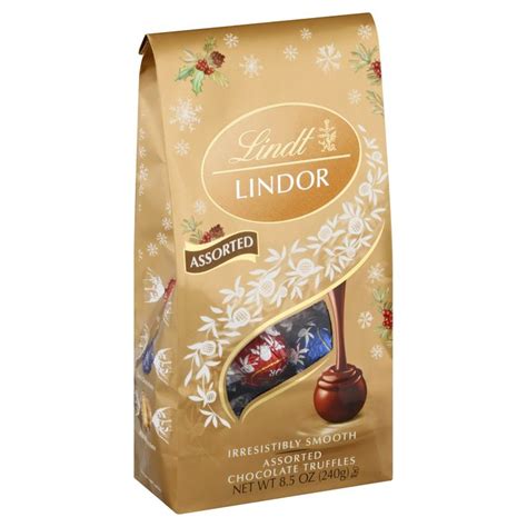 Lindt Lindor Assorted Chocolate Candy Truffles, 8.5 oz. Bag - Walmart ...